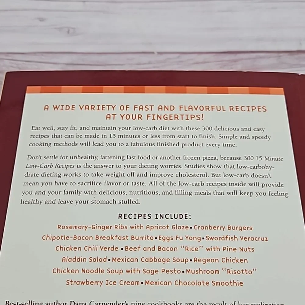 Low Carb Cookbook